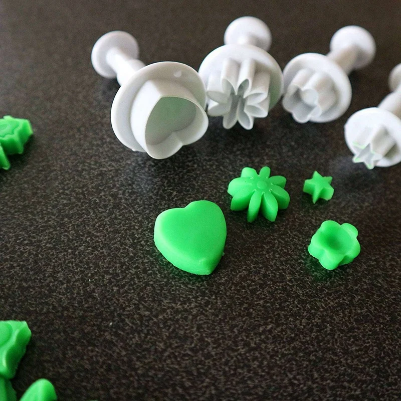 

Set of 33 Cookie Cutters with Pistons and Stamps-Designs Varies with Stainless Steel Mini Cookie Cutter Set