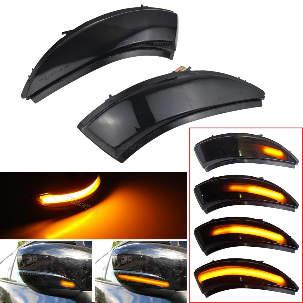 

LED Dynamic Turn Signal Light Flowing Water Blinker Flashing Indicator For Renault Clio IV MK4 BH RS Grandtour KH 2012 - 2016