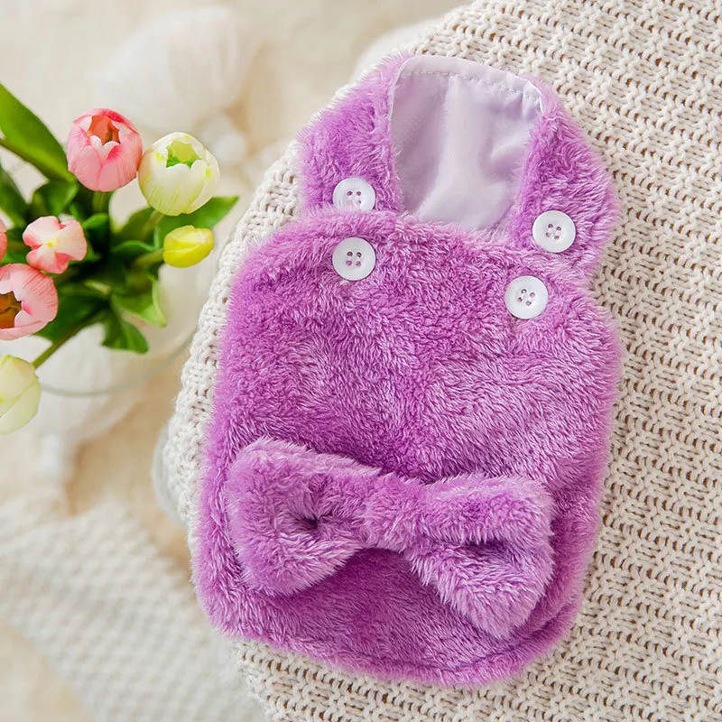 

Cute Winter Clothes Pet Button Design Costume Puppy Bejirog Warm Vest For Small Dogs Cats Chihuahua Yorkies Vests Ropa Perro