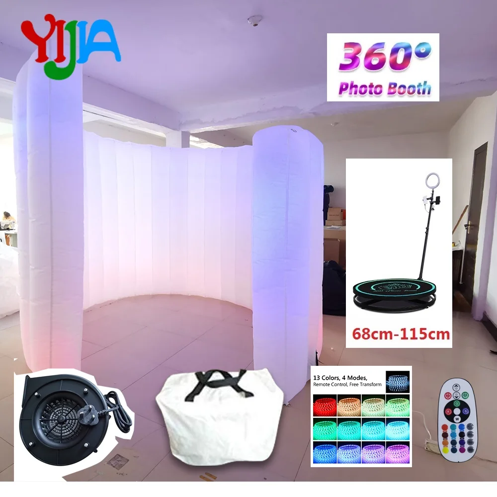 10*8 футов 360 градусов Светодиодные лампы для видеокамеры круглая фотокамера