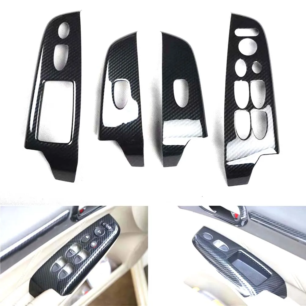 

For Honda Civic 8th Gen 2006-2011 LHD and RHD Car Door Armrest Window Lift Switch Cover Trim Interior Auto Styling Moldings 4Pcs
