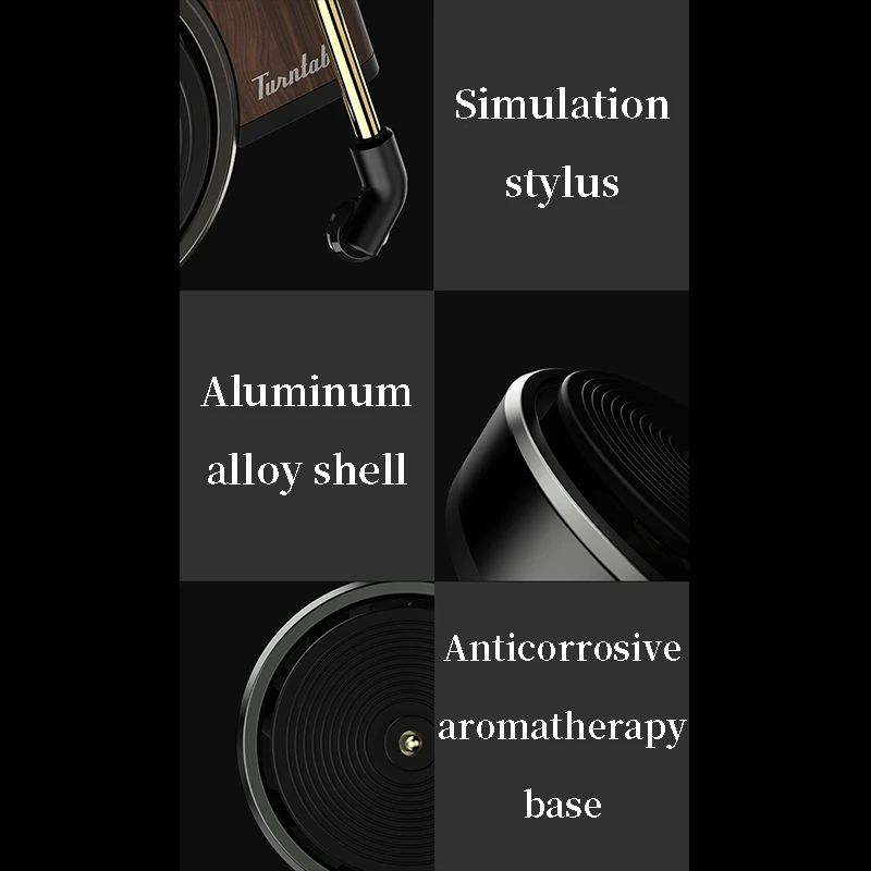 Автомобильный классический проигрыватель с креплением на решетку вентиляции