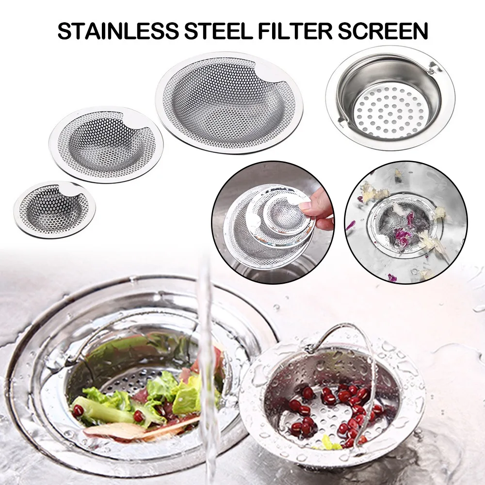 

Кухня фильтр для раковины в ванную комнату Слива Нержавеющая сталь сливное отверстие Ванна Душ отходов фиксаторы уход за кожей лица маска ...