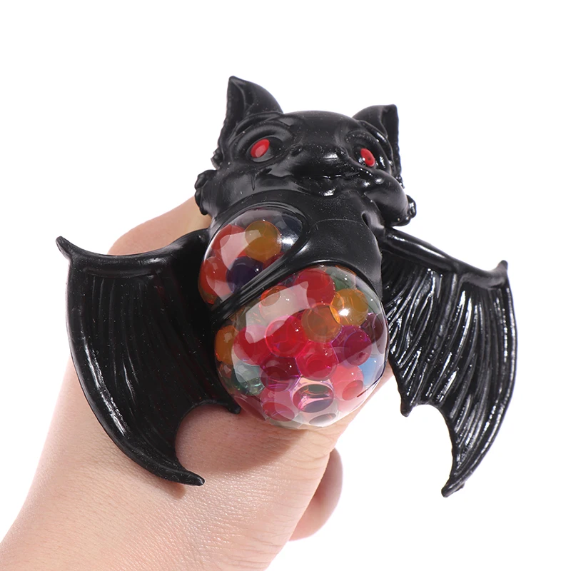 

Hand-squeezed Stress Ball Bat Color Beads Grape Ball Vent Decompression Toy