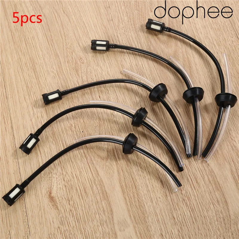 Запасные детали для триммера dophee 5 шт. топливный шланг трубка масла + фильтр в