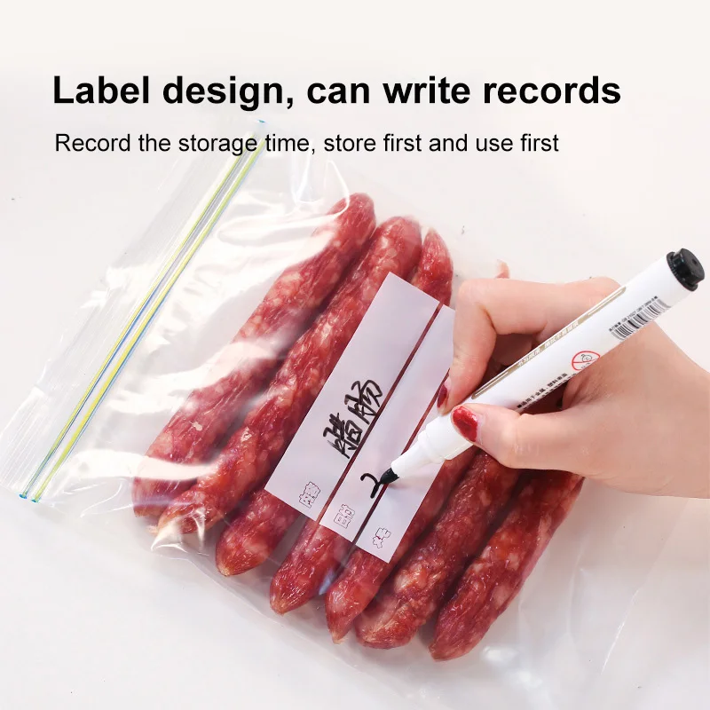 

Fresh Keeping Bag For Vegetable Fruit Storage Freezing Preservation Sealed Bags Reusable Fresh-keeping Bag Food Storage Dropship