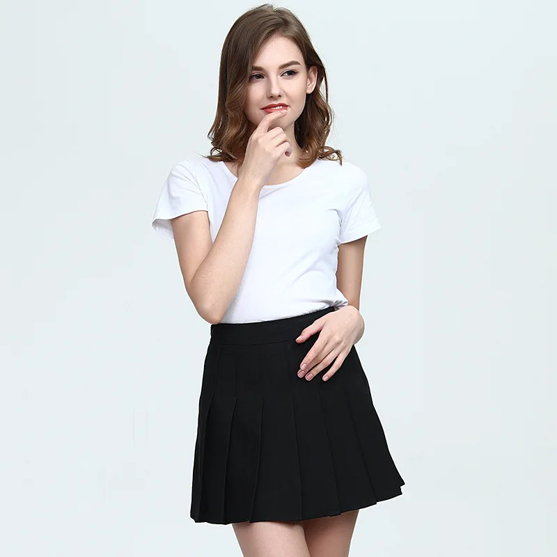 Girls A Lattice Short Dress High Waist Pleated Tennis Skirt Uniform with Inner Shorts Underpants for Badminton Cheerleader | Спорт и