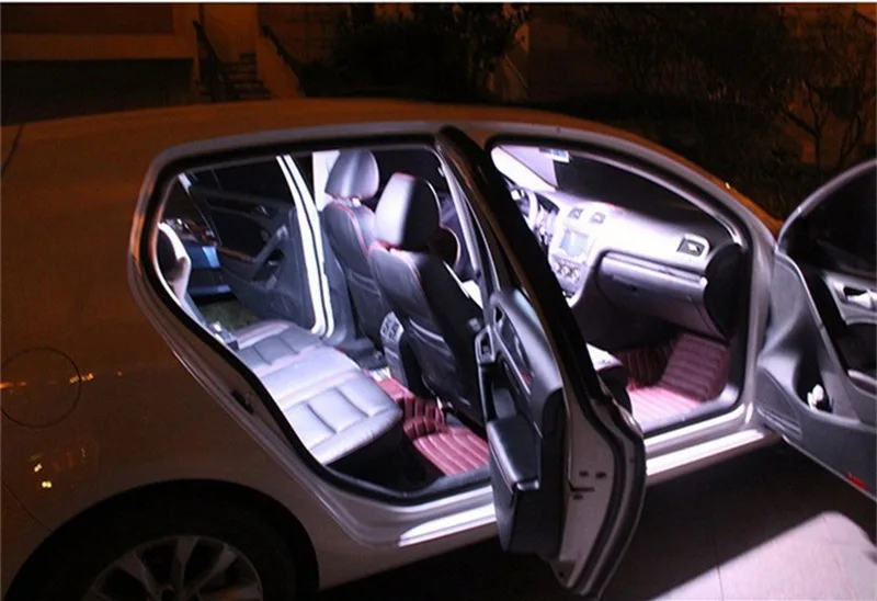 Светодиодная лампа купол 10 шт. Автомобильный светодиодный фестон светильник для