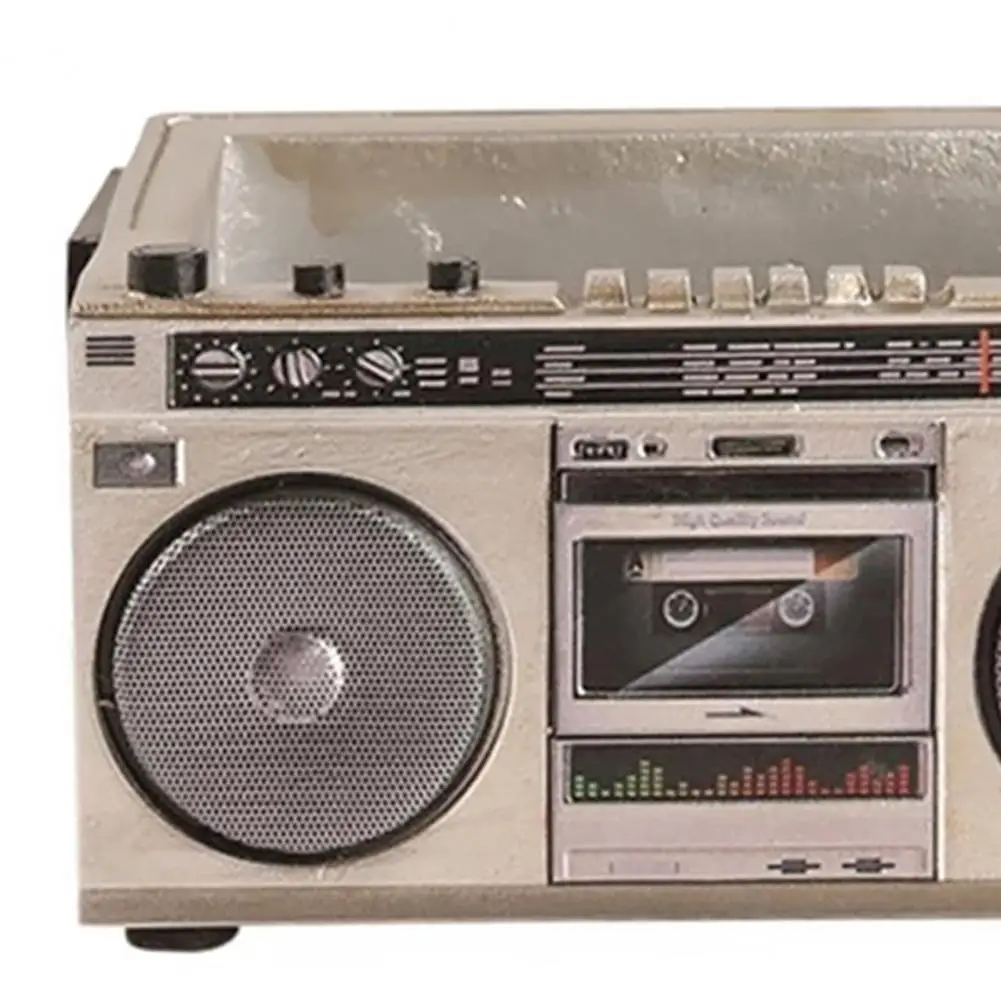 

60% Hot Sales!! Resin Flowerpot Multi-use Radio Shape Resin Creative Easy to Carry Desktop Planter Pot for Decoration