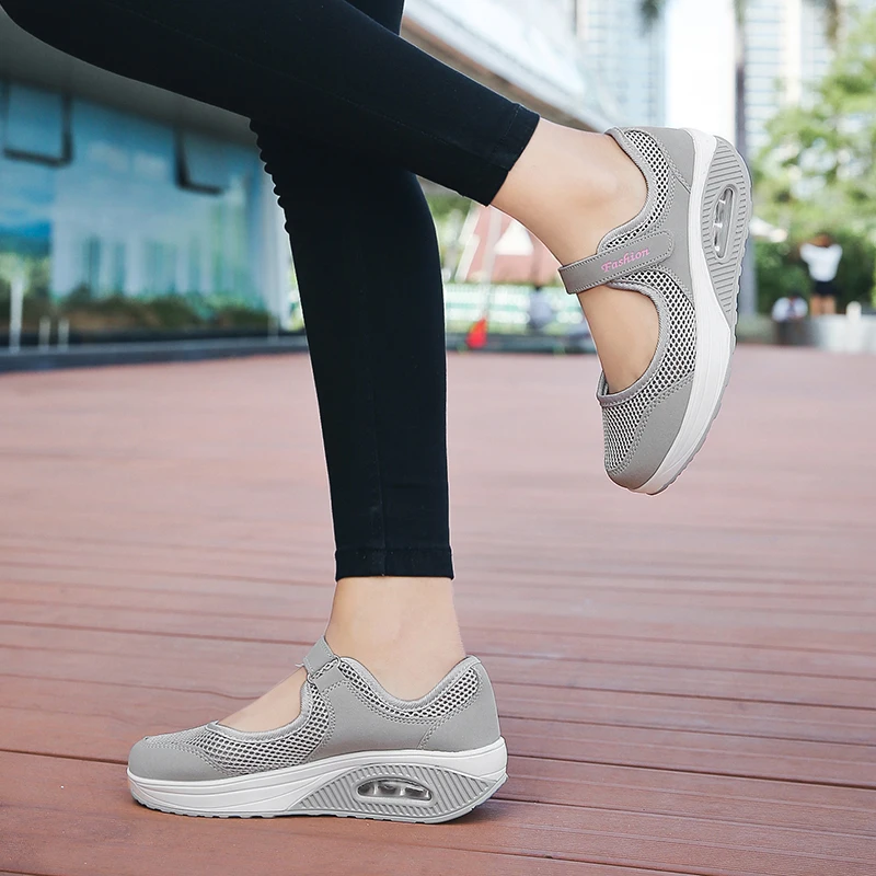 Tenis Feminino Air Mesh Breathable Women Tennis Shoes Slip-on Sport Gym Athletic Jogging Light Shoes Female Sneakers Zapatos