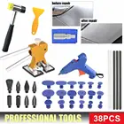 38 шт. безболезненного удаления вмятин инструменты авто ремонт автомобиля, набор для ремонта автомобиля, ухода за кожей подтянуть комплект вмятин с горячего расплава клея пушка клея