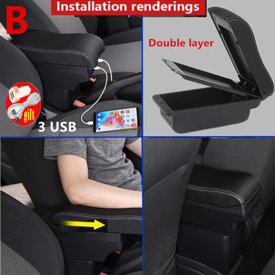 Подлокотник для Chevrolet Orlando автомобильный подлокотник внутренняя центральная