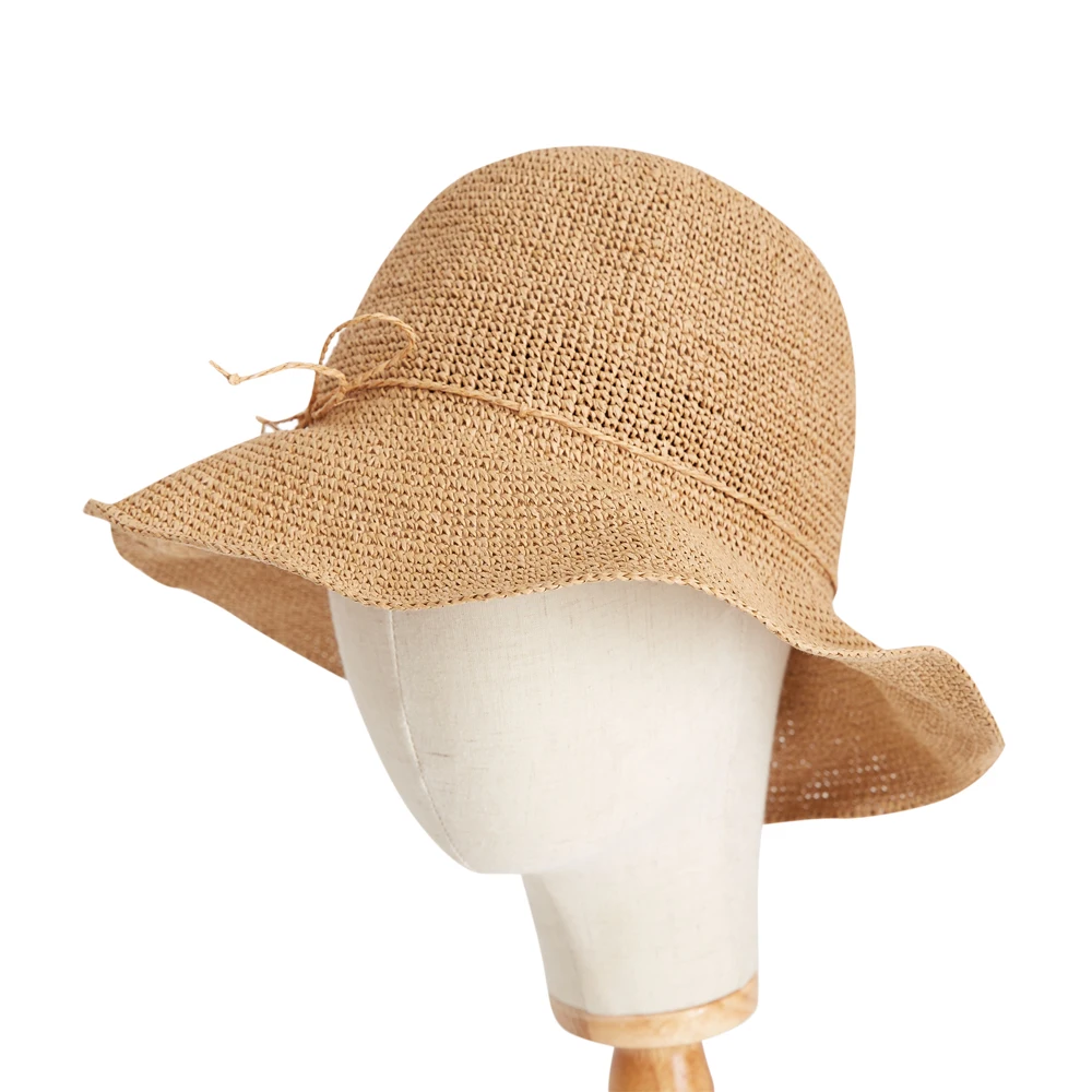 Metersbonwe женская вязаная шапка Панама одноцветная модная ручная работа