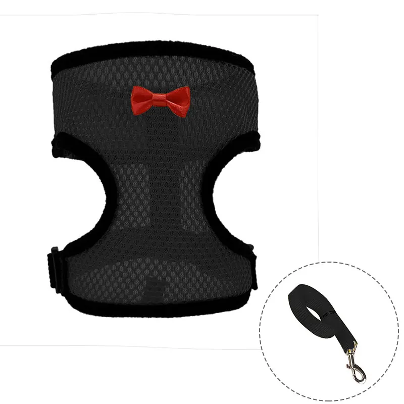 

Pet Adjustable Chest Strip Pet Outdoor Supplies Pet Vest Mesh Cats Dogs Harness Breathable Leash for Small Dogs Cats Harnesses