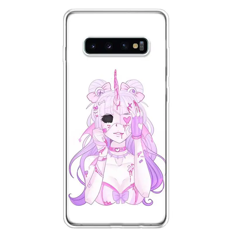 TW126-6 Девичий пастельный Готический чехол для телефона samsung Galaxy S10+ Lite Note 10 9 8 S9 S8 J4 J6 J8 Plus S7 S6 чехол - Цвет: TW126-6
