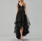 Длинное вечернее платье, платье для выпускного вечера, длинное официальное платье, простое платье с V-образным вырезом и открытой спиной, свадебные вечерние платья