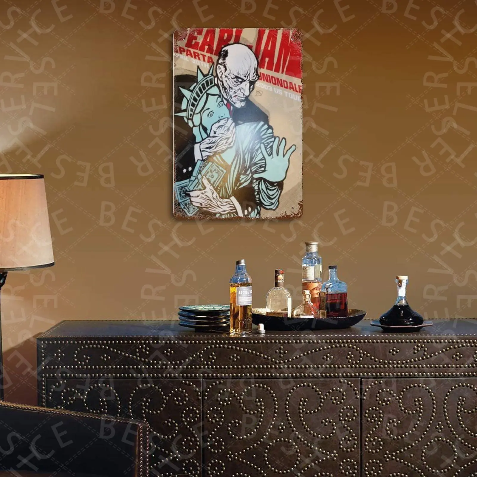 

Rock Band Pear Vintage Tin Sign Metal Sign Retro Poster Garage Decorative Plaque Man Cave Living Room Dcor