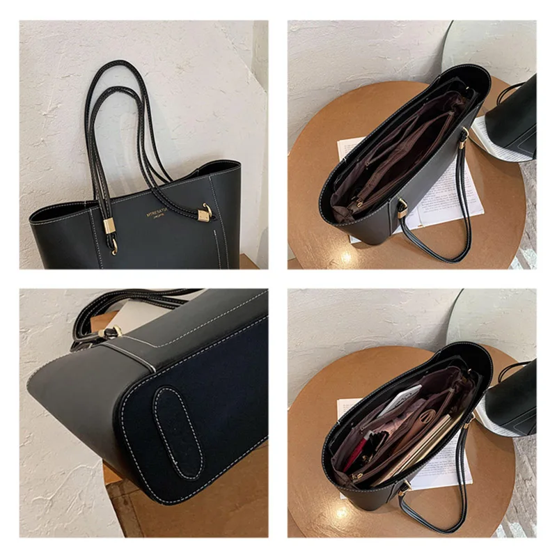 

Fashion Handbags for Women Large Capacity Pu Leather Handbag Luxury Brand Ladies Tote Hand Bags New Elegant Shoulder Bag Female