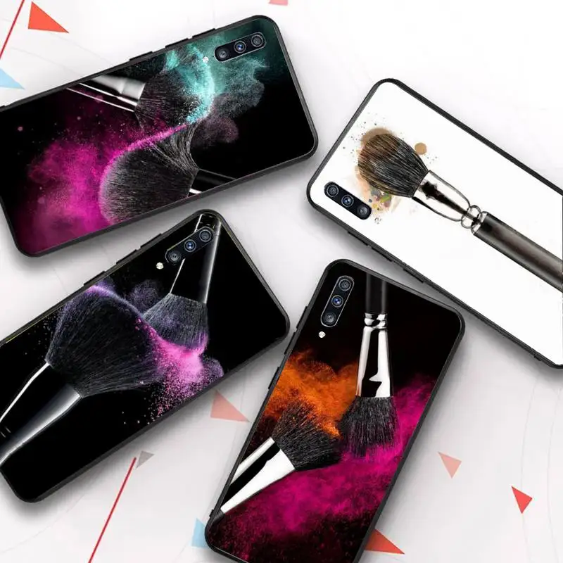 

Beautiful girl's makeup brush Phone Case for Samsung Galaxy A51 30s a71 Cover for A21s A70 10 A30 A91 Capa