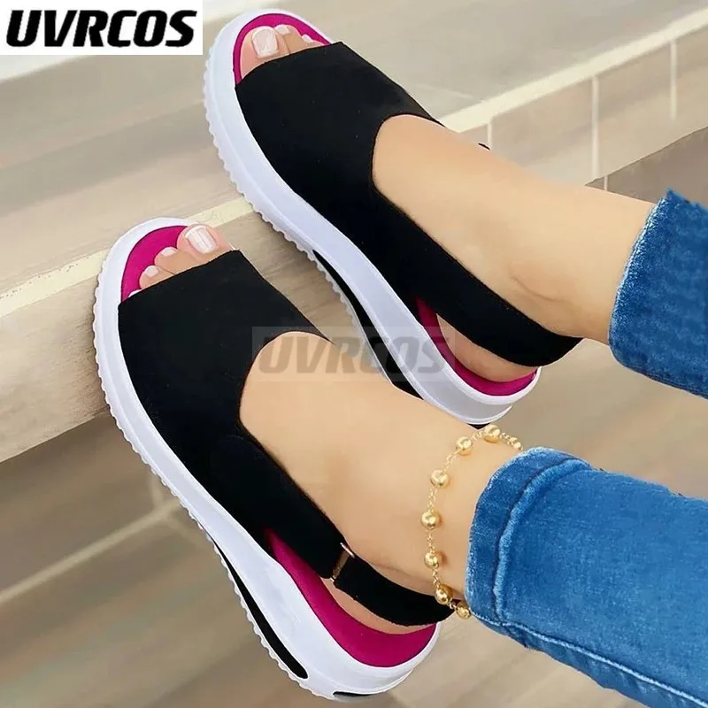 

Women Shoes Summer 2022 Breathable Wedges Sneakers Shoes Women Plus Size Shoes Women Trainers Flat Vulcanize Shoes Sport Sandals