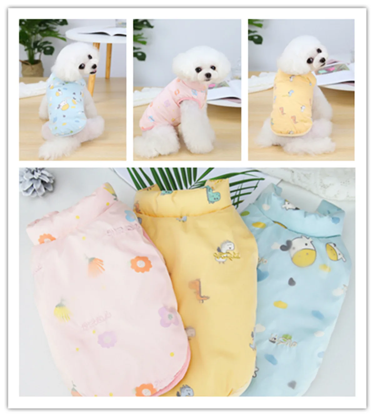 

French Bulldog Chihuahua Dog Clothes Coat Pet Clothes Winter Puppy Cat Clothing Jacket For Small Large Dogs Vest Ropa Perro