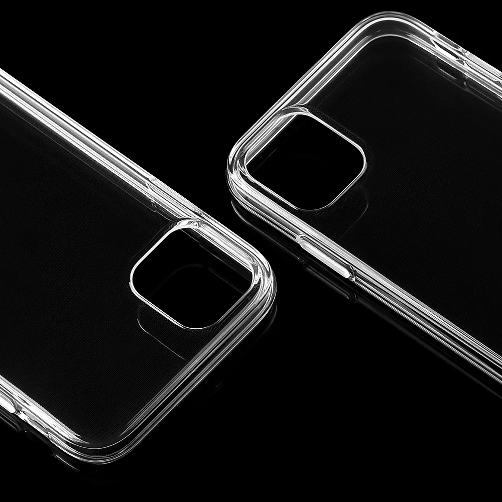 transparent clear case for iphone11 pro max xr xs max 7 8 plus 6s plus 5s 5 simple solid color soft silicone case cover free global shipping
