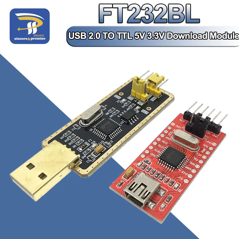Кабель для скачивания FT232BL FT232 с USB 2 0 на TTL 5 в 3 В преобразователь модуля