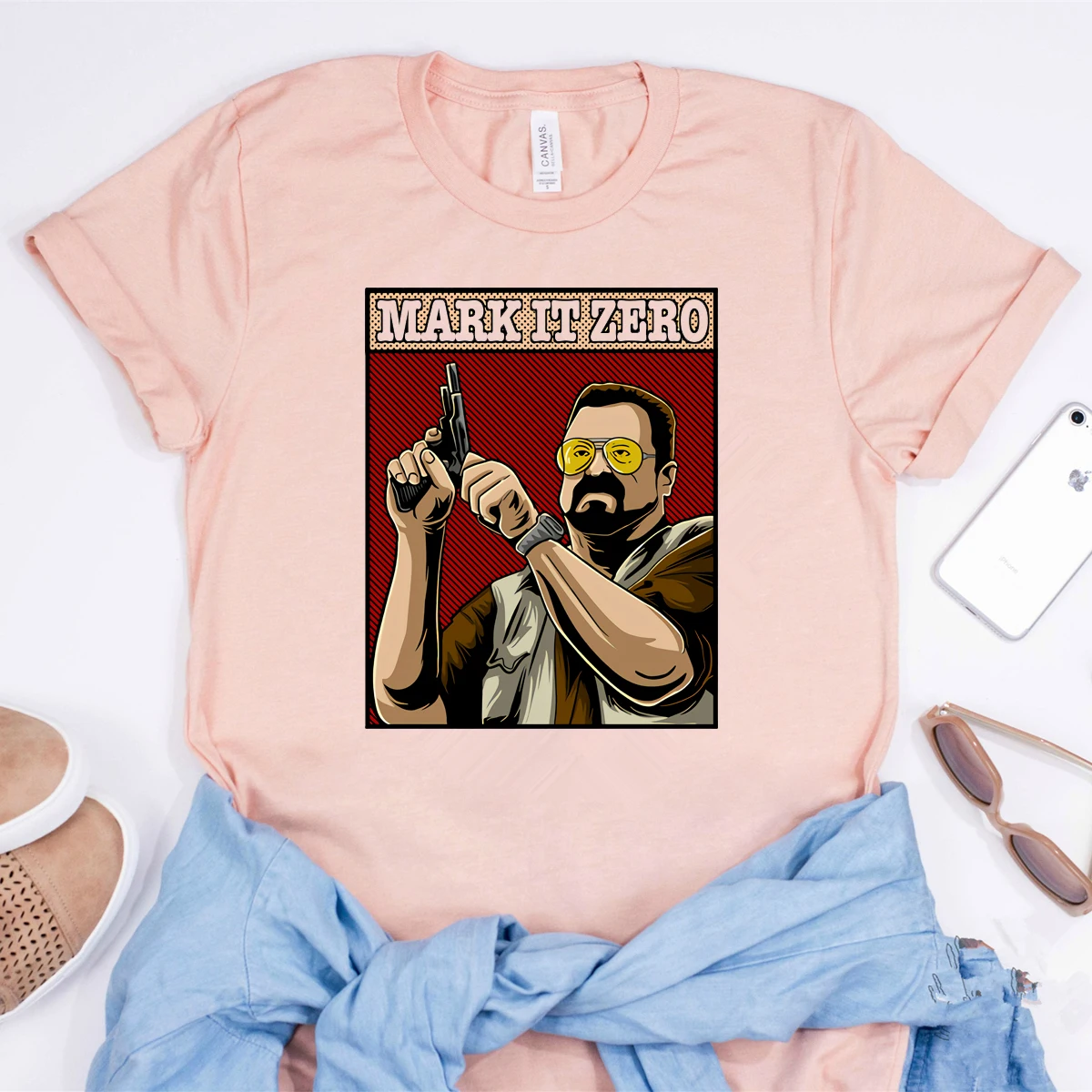 2020 большая футболка Lebowski отметьте это нулевой Фотографическая классные