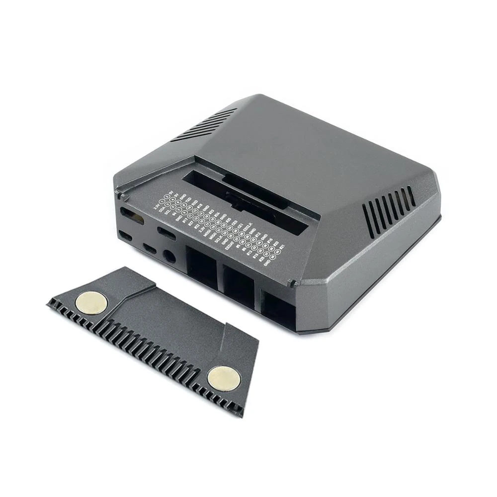ShenZhenMaker Waveshare приличный Алюминиевый Чехол для Raspberry Pi 4 с безопасной кнопкой