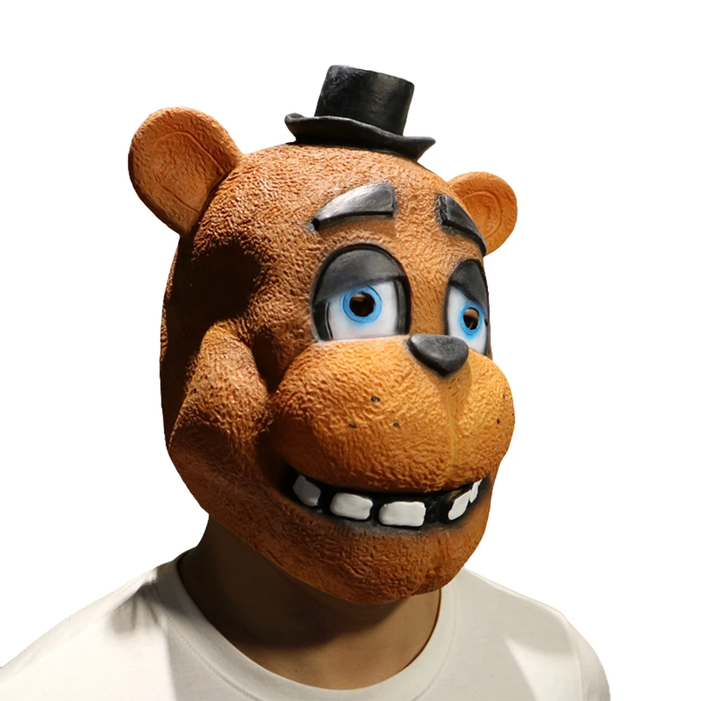 Пять ночей у Фредди костюм маска FNAF Foxy Chica Фредди Fazbear медведь латекс лицо маски вечеринка Хэллоуин косплей принадлежности
