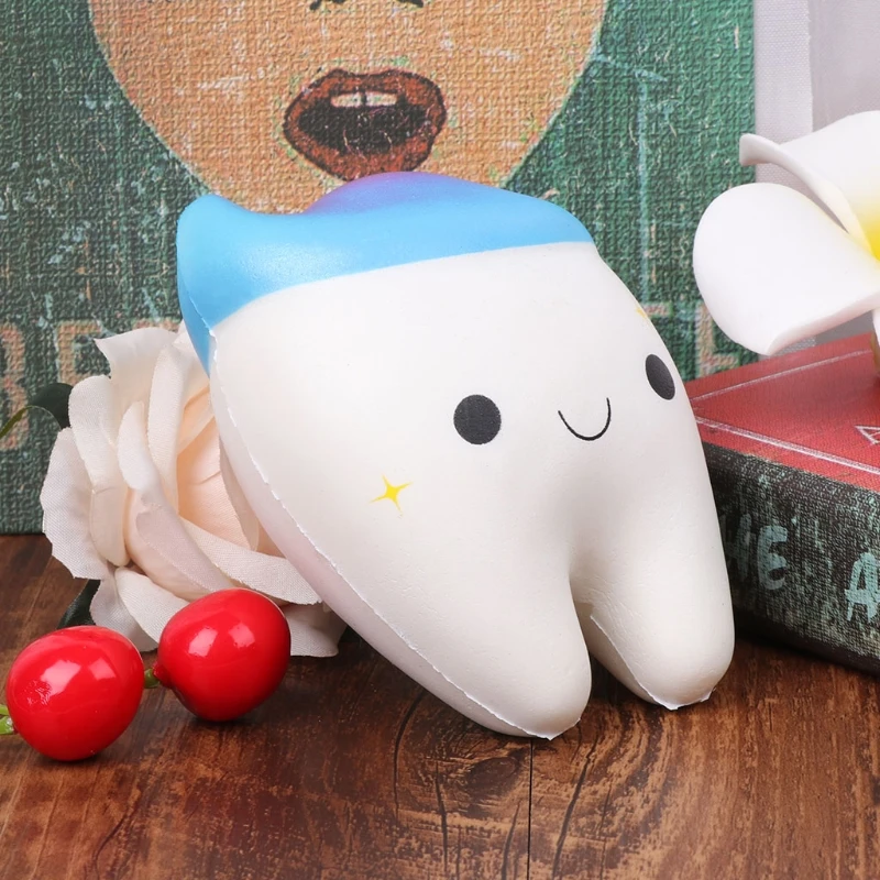 

Squishy Rainbow Tooth Slow Rising Stress Squeeze Toys Gift Decoration