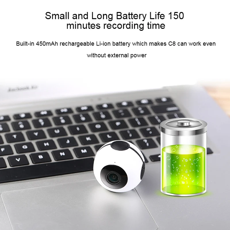 Беспроводная сетевая умная мини камера портативная многофункциональная