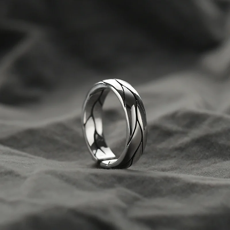 Модные оригинальные винтажные Открытые Кольца властителя плюща для мужчин