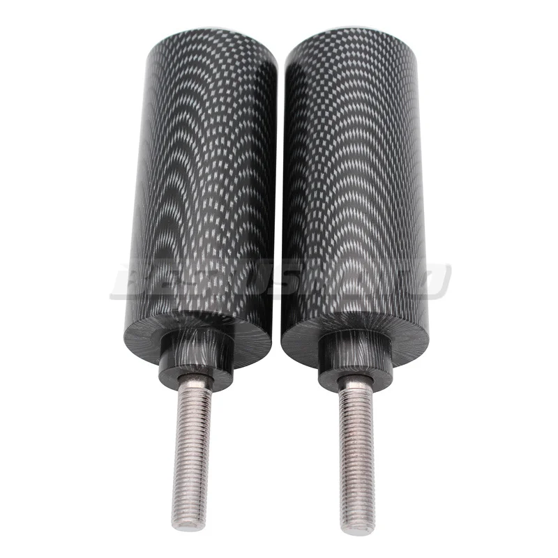Рамка слайдер для 2004-2008 2005 2006 2007 Yamaha FZ6 FZ600 в байкерском стиле черного цвета из углеродного волокна полиформальдегидные анти аварии защита от падения