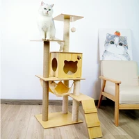 cats board cat tree condo perch entertainment scratching post for house jumping platform kitten multi level tower for large cat