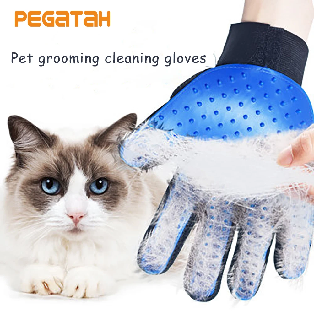 

Силиконовая перчатка для вычесывания и ухода за домашними животными
