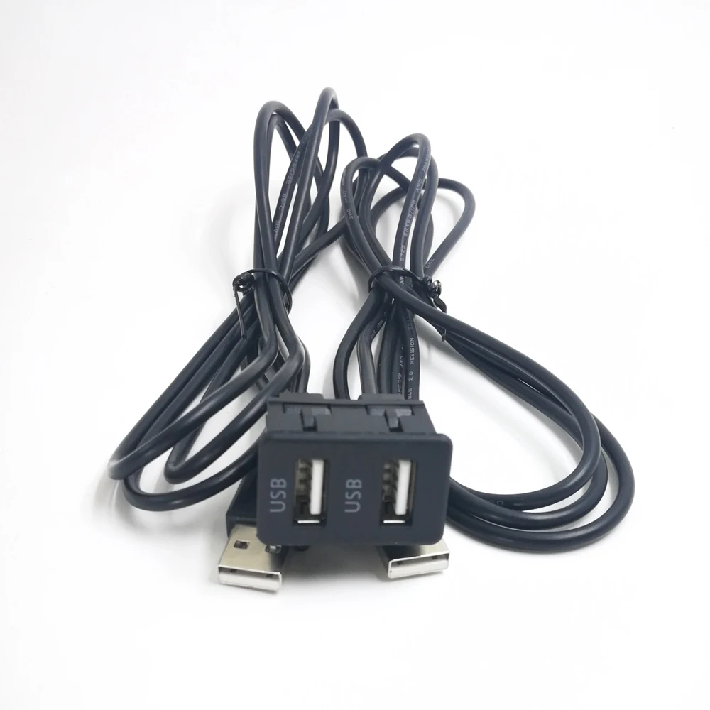 Автомобильное зарядное устройство Biurlink с двумя разъемами USB/AUX порт USB для Nissan Teana