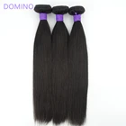 Прямые натуральные волосы, 3 пряди, человеческие индийские волосы Remy, волнистые натуральные волосы для наращивания