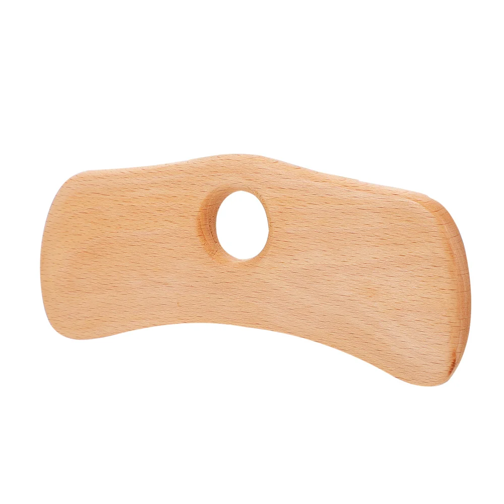 

1Pc Wooden Scraping Board Acupuncture Scraper Guasha Scraping Tool Gift