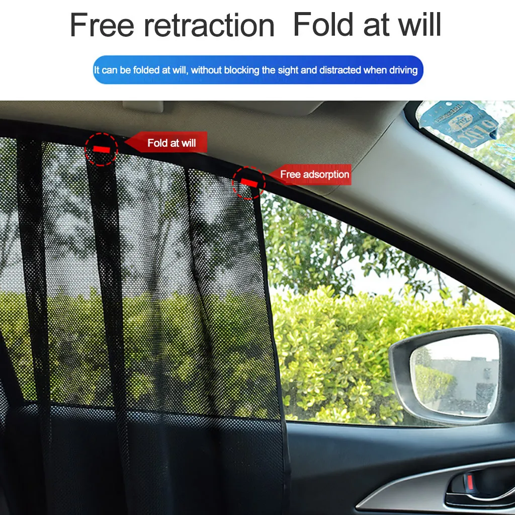 Магнитная Солнцезащитная занавеска на окно автомобиля защита от УФ-лучей для
