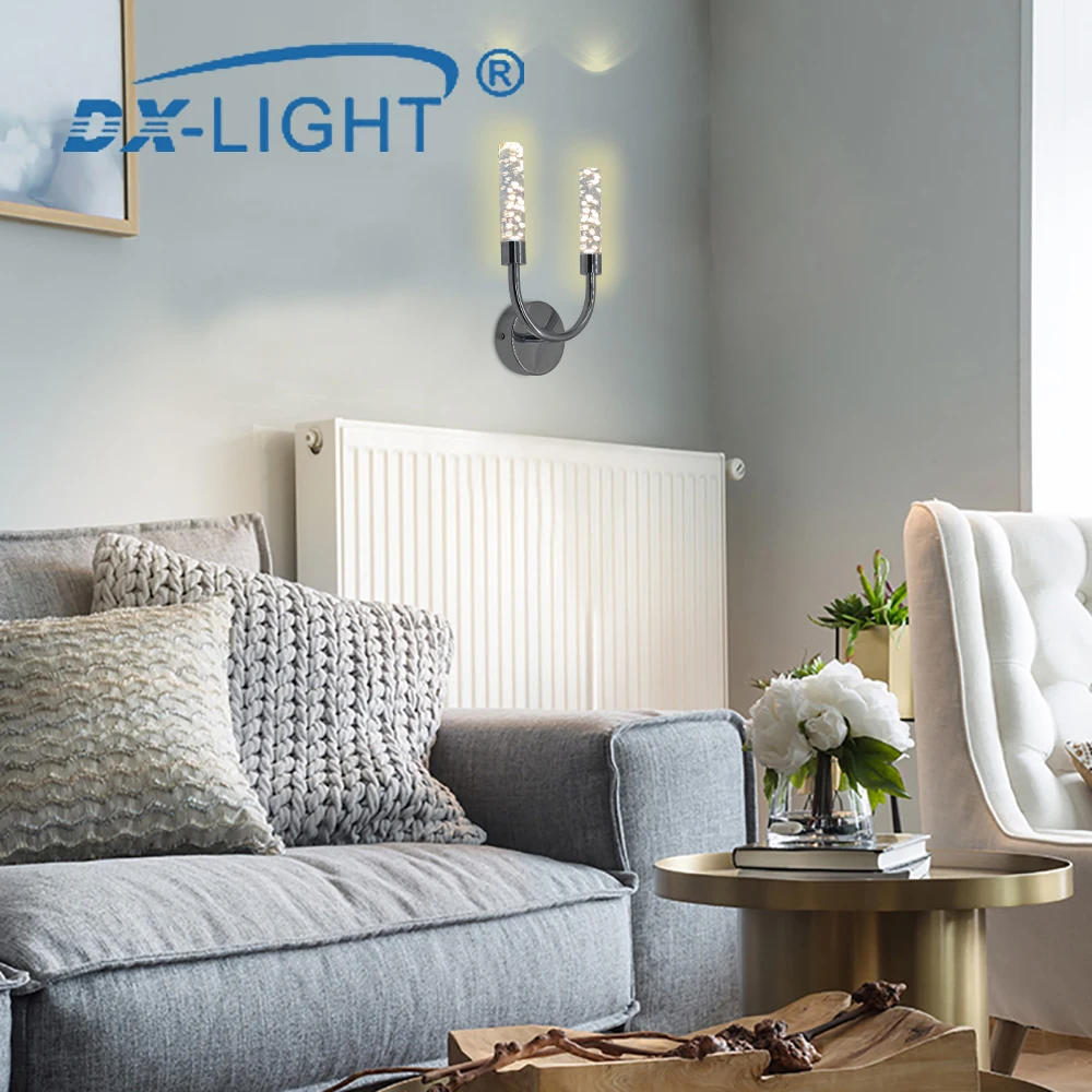 Светодиодный акриловый настенный светильник 3 Вт 5 6 10 прикроватный для спальни