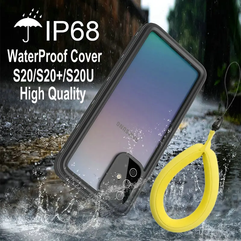 

Водонепроницаемый Чехол Ip68 для Samsung S20 Ultra Note 20 S21, водонепроницаемый чехол для дайвинга с полным покрытием для Galaxy S20 Plus S21, чехлы A32 A52 A72