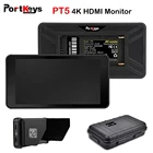 Портативный монитор PORTKEYS P6 upgradePT5 4k, тонкий и ультратонкий Безель, 5,5 дюймовый IPS-монитор, 3D LUT Luma  RGB, VS LH5H LH5P