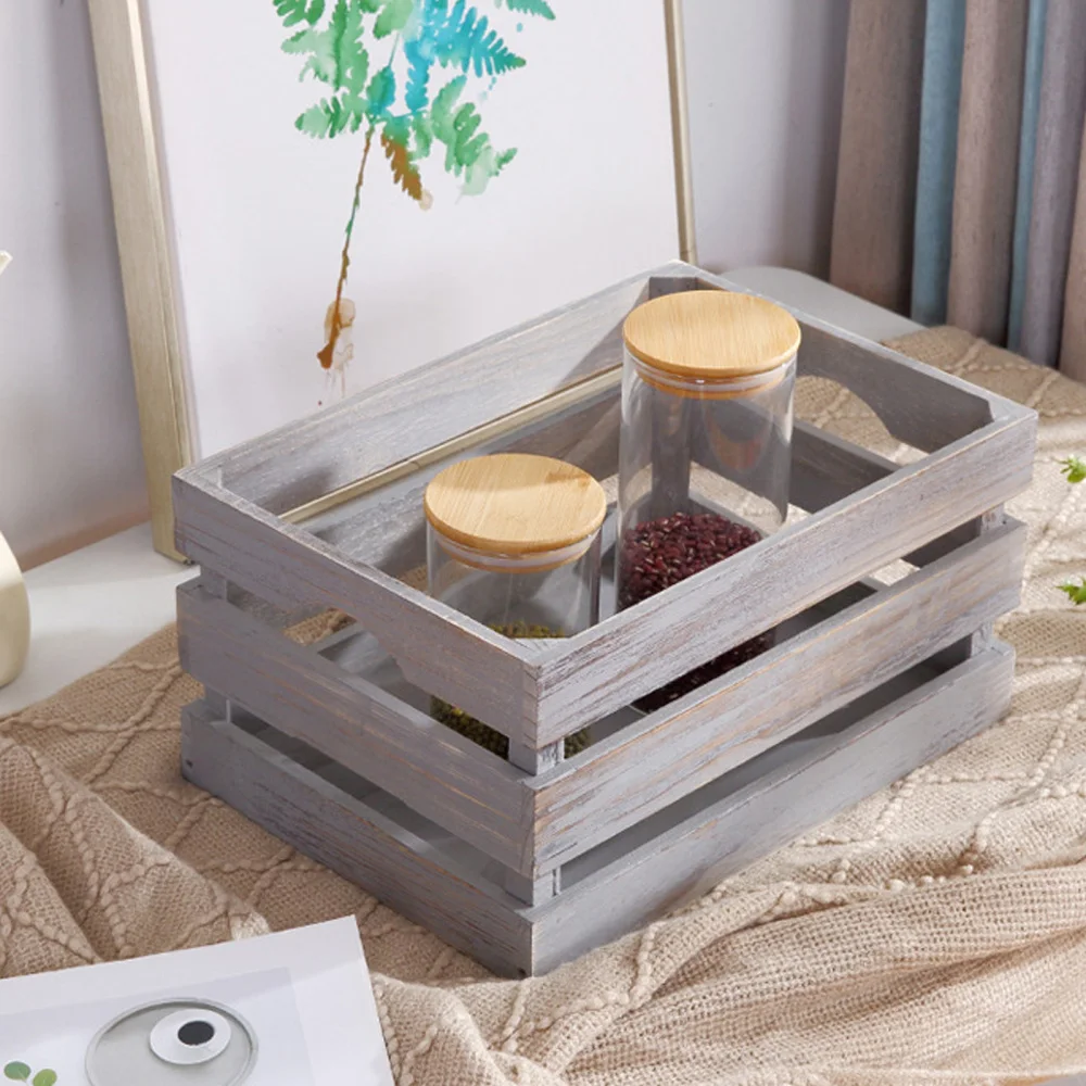 

1 Pc Convenient Storage Box Wooden Display Box Practical Storage Case (S)