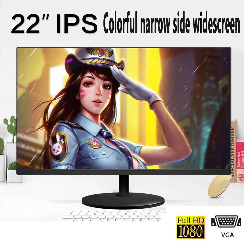 22-дюймовый Новый ips HD домашнего офиса с узкой рамкой Дисплей | Компьютеры и офис