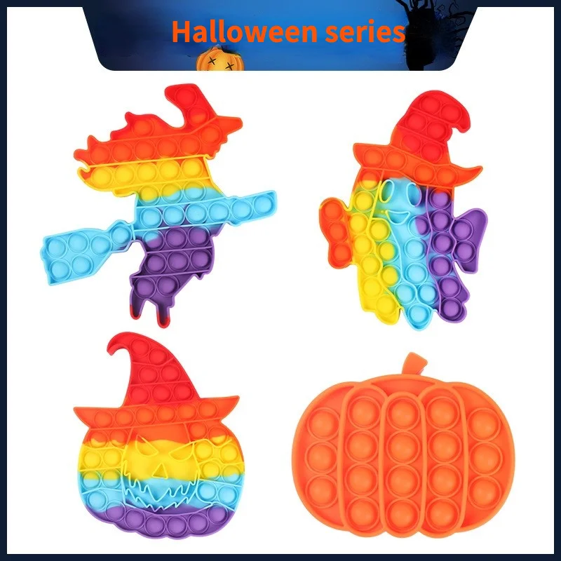 Хэллоуин антистресс сжимаемые игрушки для детей сенсорные Игры Расслабляющая