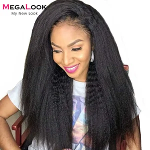 Парик с застежкой 4x4, перуанские человеческие волосы на сетке спереди, курчавые прямые парики для черных женщин, парик с застежкой на сетке 30 дюймов, парик на сетке спереди