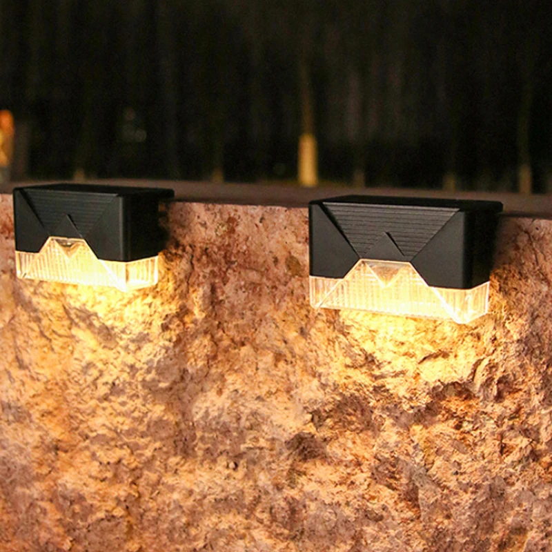 

Outdoor Waterproof Solar LED Lights Step Stair Lights Led Solar Power Garden Light Lamp decoration for Patio Garden Yard Fence