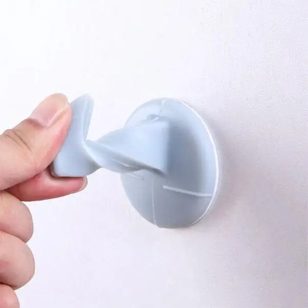 

Mute Non-punch Silicone Door Stopper Touch Toilet Wall Absorption Door Plug Anti-bump Door Holder Gear Gate Resistance