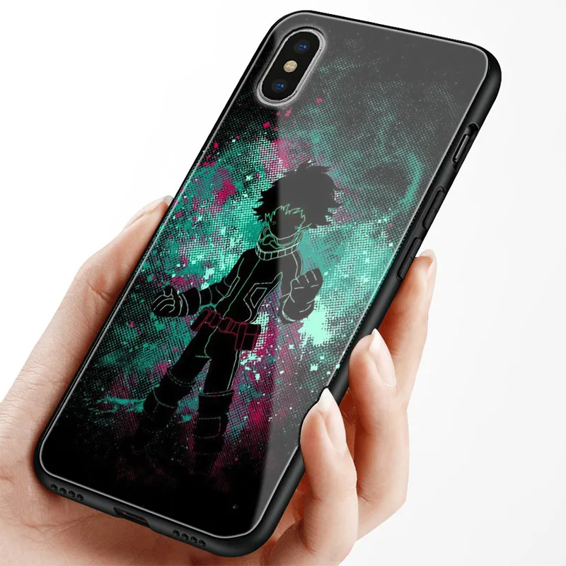 Чехол для телефона из закаленного стекла My Hero Academy Anime мягкий чехол ТПУ apple iPhone SE 6 6s